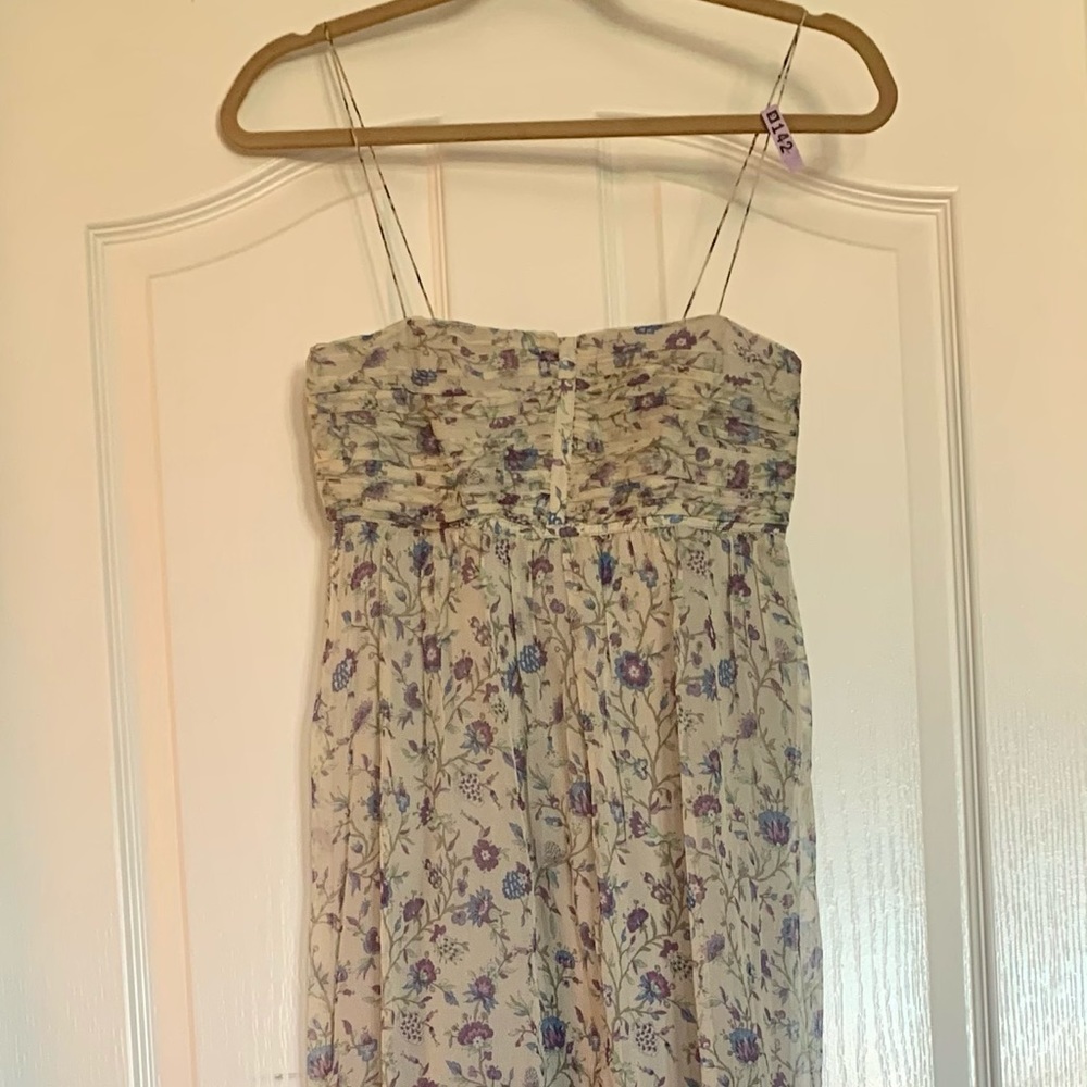 Zara floral print maxi dress